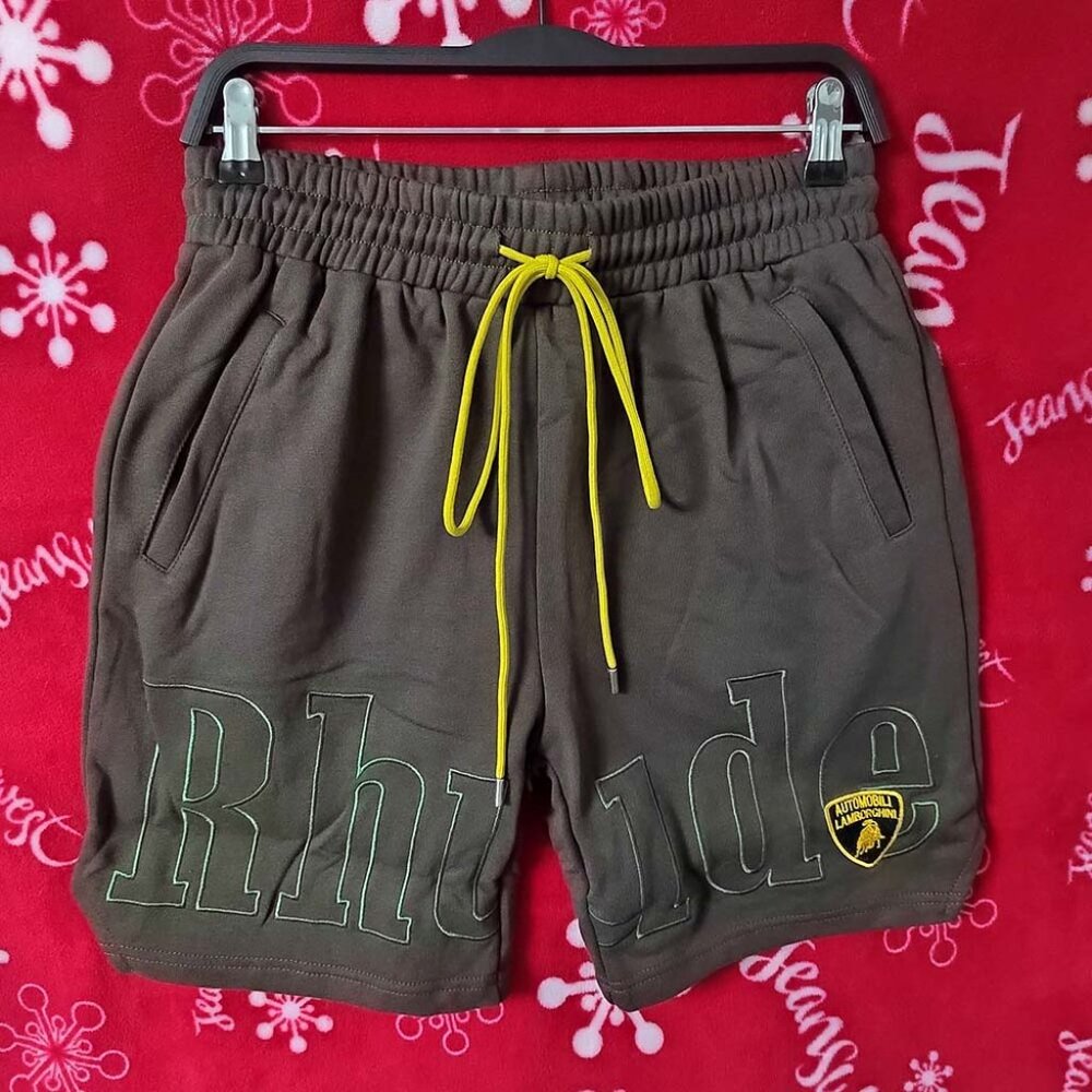 Rhude x Lamborghini Shorts Brown